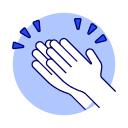 Clapping icon