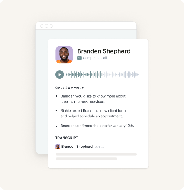 Focus on the conversation with AI-powered transcripts and summaries